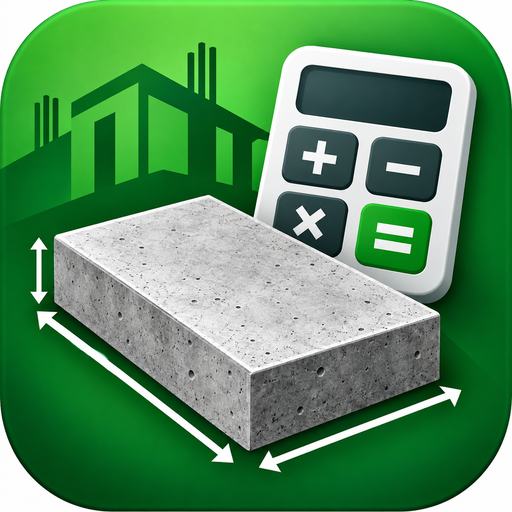 Concrete Calculator & Cost app icon